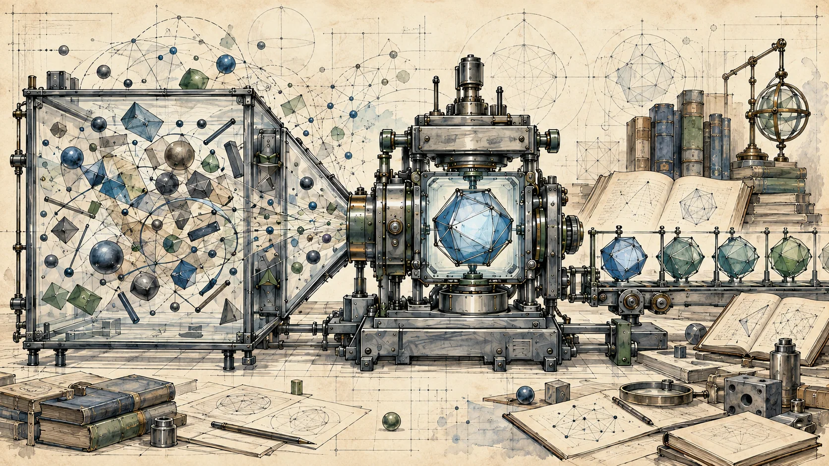 Illustrated cover for IX. The Problem of Problems
